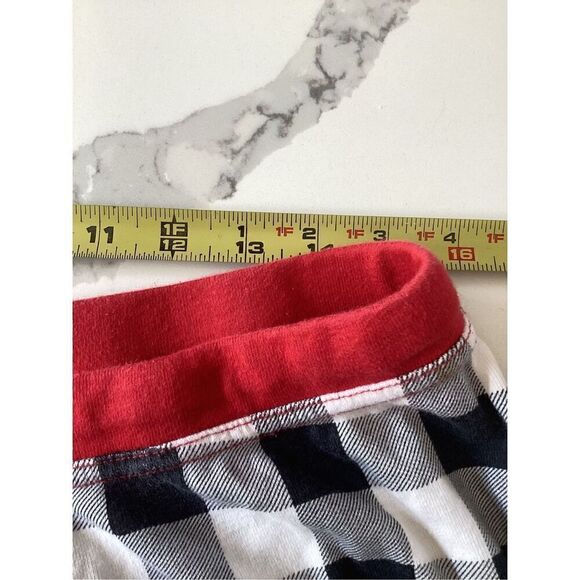 Hanna Andersson Womens Buffalo Check Henley Top Sz M Jogger Pants XL - Picture 8 of 12